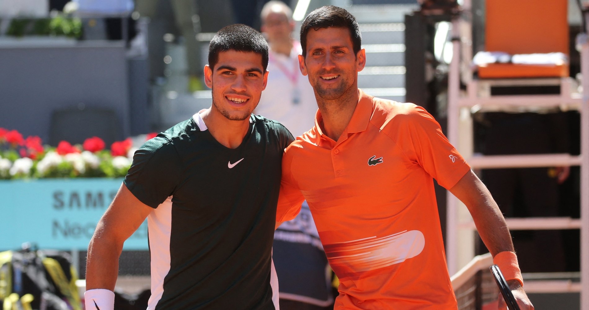 Djokovic and Alcaraz