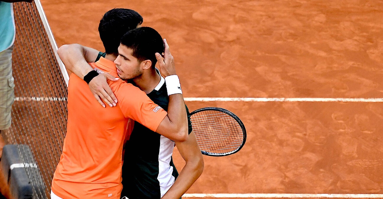 Novak Djokovic and Carlos Alcaraz, Madrid 2022