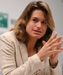 Amelie Mauresmo at the Roland-Garros 2022 Press Conference