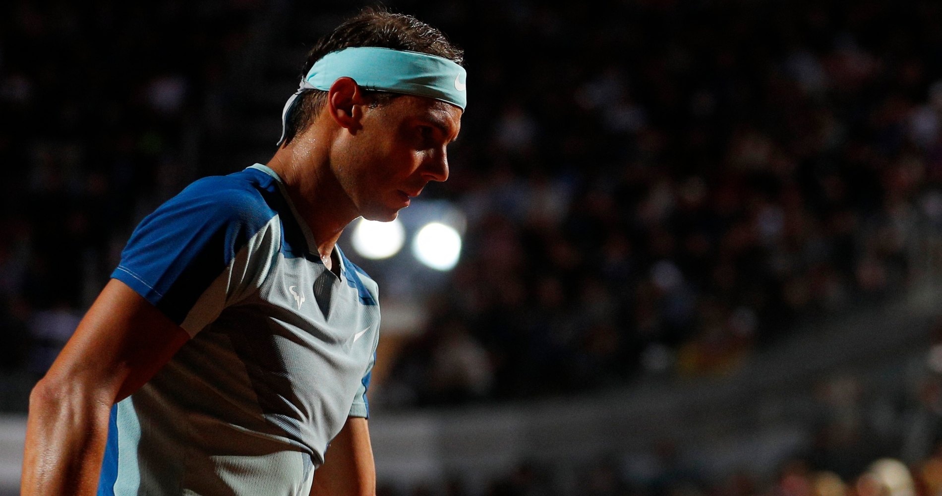 Rafael Nadal pain Rome