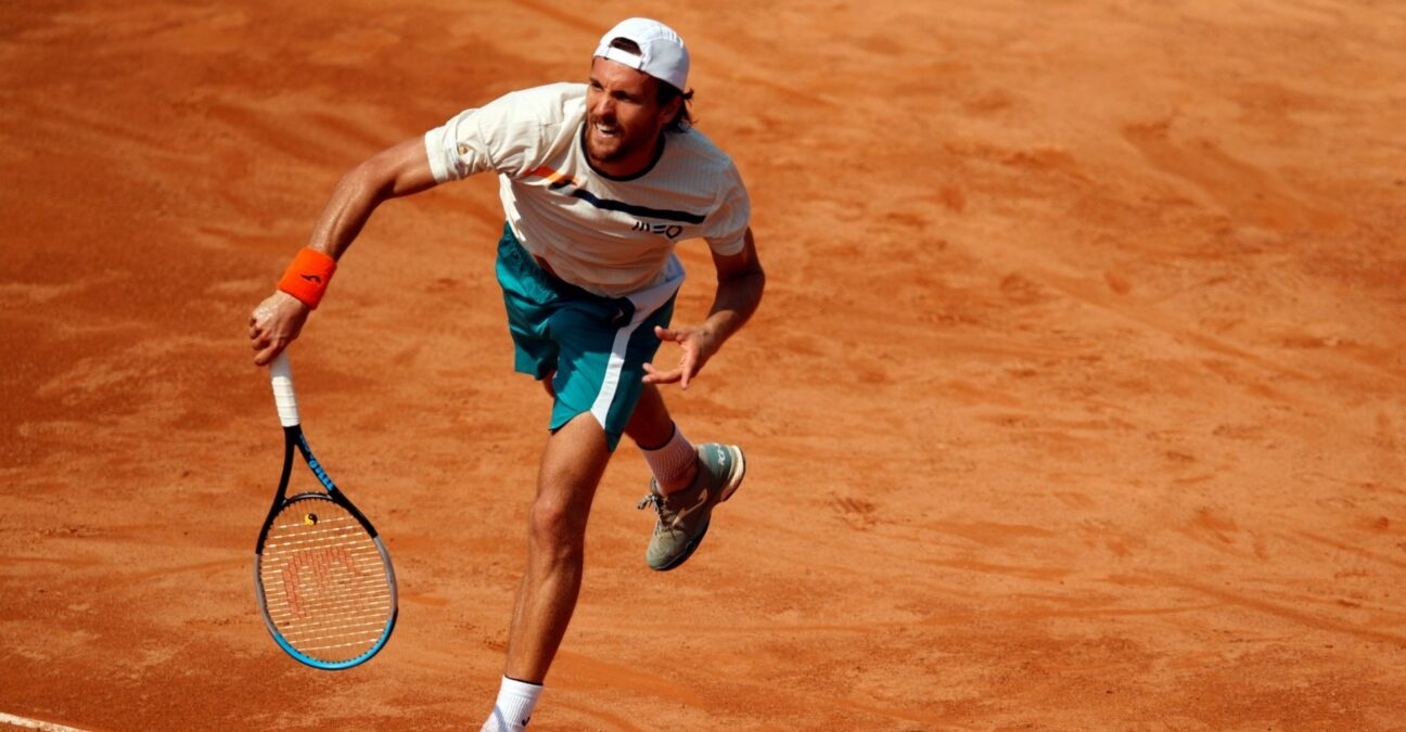 Portugal's Joao Sousa at the Italian Open in 2020