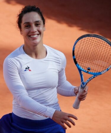 Italy's Martina Trevisan at Roland Garros 2020