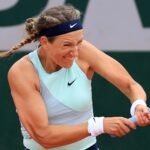 Belarus' Victoria Azarenka at Roland Garros 2022