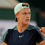 Denmark's Holger Rune at Roland Garros 2022