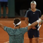 Casper Ruud beating Holger Rune, Roland-Garros 2022
