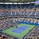 A general view of the Arthur Ashe Stadium at the 2021 US Open tennis tournament