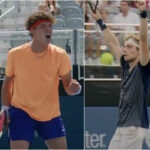Ben Shelton and Anders Martin at the ATP Atlanta Open