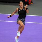 Caroline Garcia at the 2022 WTA Finals