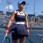 Bianca Andreescu and her dress, US Open 2022