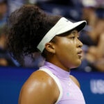 Naomi Osaka at the 2022 US Open in New York