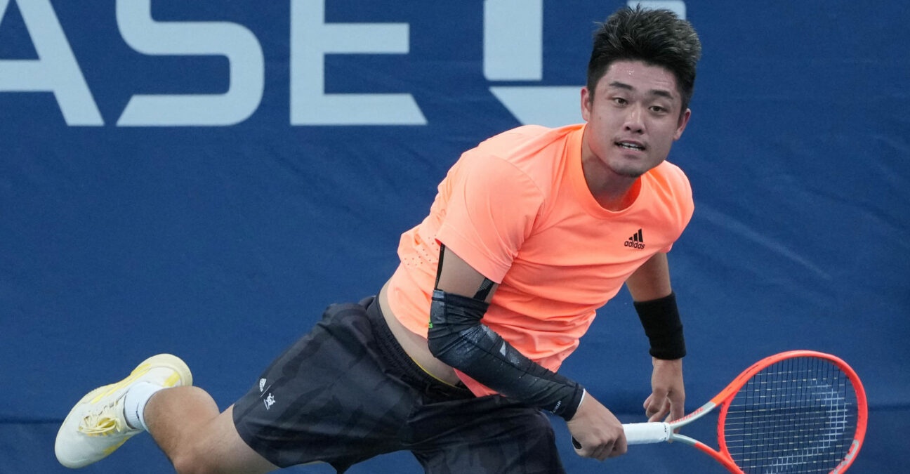 Yibing Wu at the 2022 US Open in New York