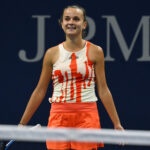 Clara Burel at the 2022 US Open in New York