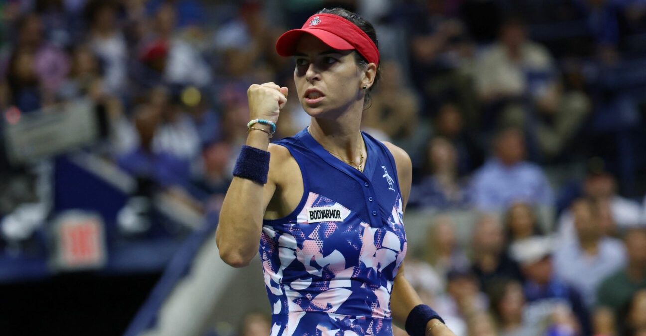 Ajla Tomljanovic at the 2022 US Open in New York