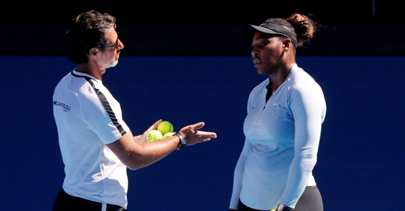 Patrick Mouratoglou and Serena Williams
