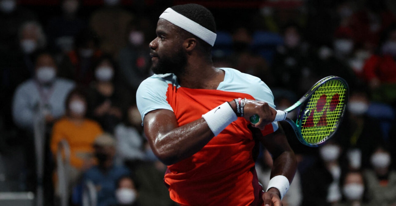 Frances Tiafoe at the 2022 Japan Open in Tokyo