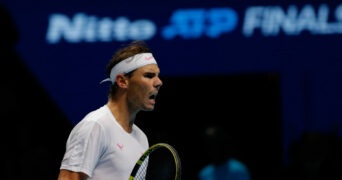 Rafael Nadal at the 2019 Nitto ATP Finals in London