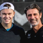 Holger Rune and Patrick Mouratoglou, 2022