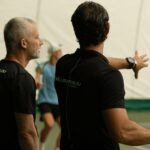 Patrick Mouratoglou, Holger Rune and Lars Christensen at the Mouratoglou Academy, october 2022