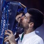 Novak Djokovic ATP Finals trophy