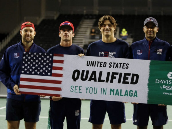 United States Davis Cup team in Glasgow