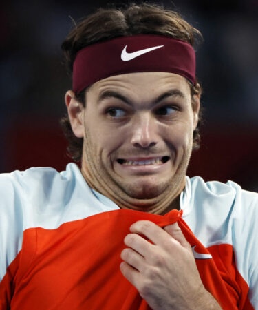 Taylor Fritz at the 2022 Japan Open