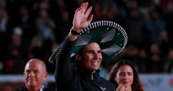 Rafael Nadal exhibition match in Mexico in November 2022