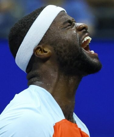 Frances Tiafoe at the 2022 US Open