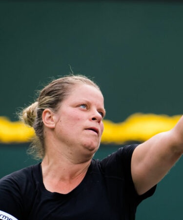 Kim Clijsters at the 2021 BNP Paribas Open in Indian Wells