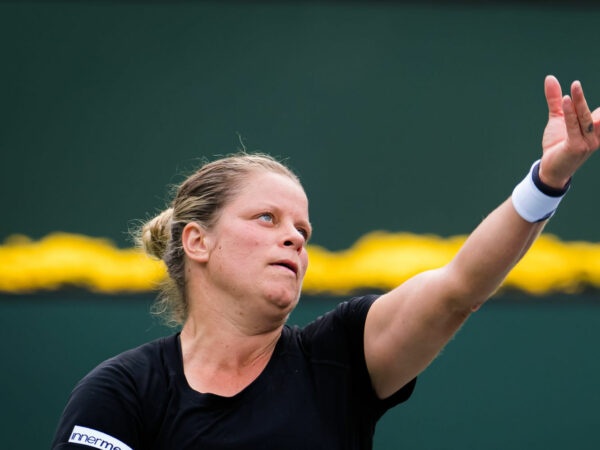 Kim Clijsters at the 2021 BNP Paribas Open in Indian Wells