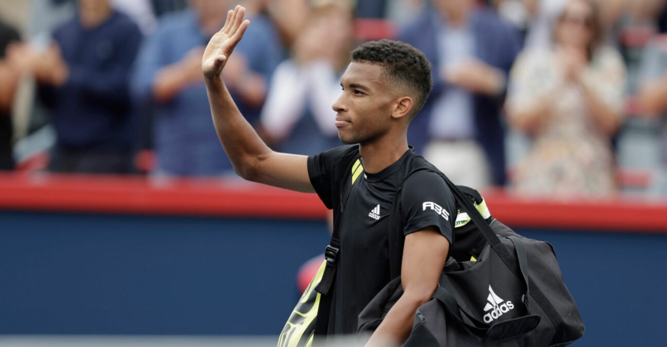 Felix Auger-Aliassime at the 2022 National Bank Open