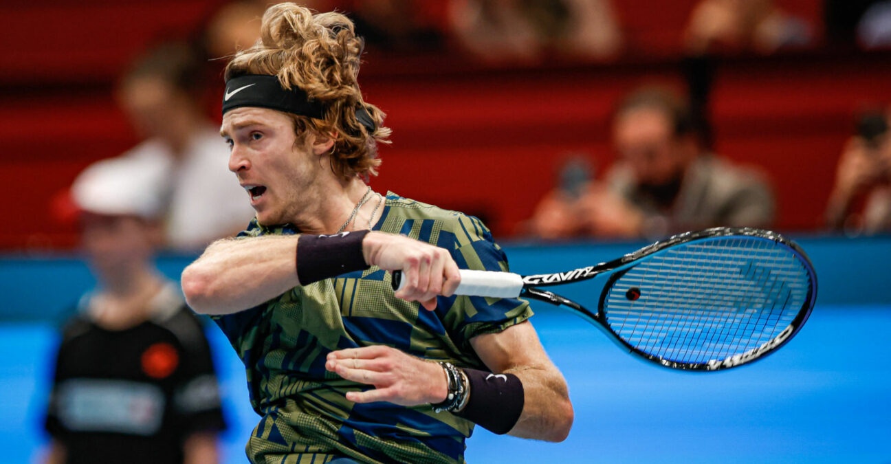 Andrey Rublev at the 2022 Vienna Open