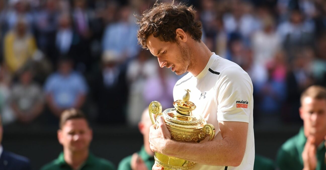 Andy Murray winning Wimbledon in 2016