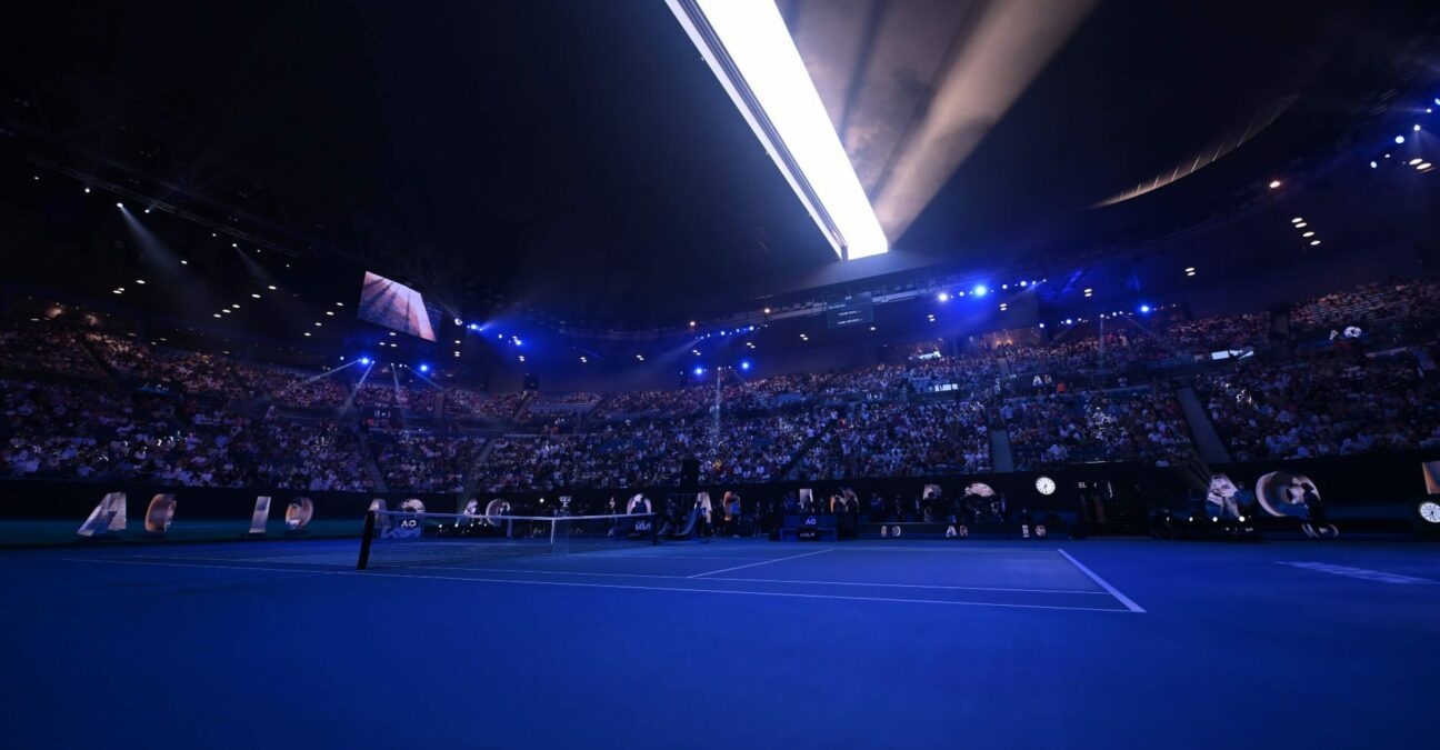 The Rod Laver Arena at the Australian Open