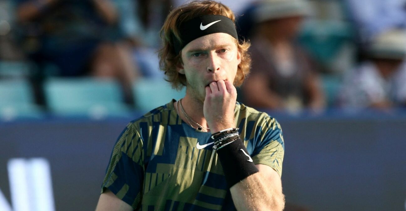 Andrey Rublev, defeated in Adelaide (© AI / Reuters / Panoramic)