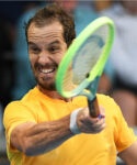 Richard Gasquet at the 2023 ASB Classic in Auckland