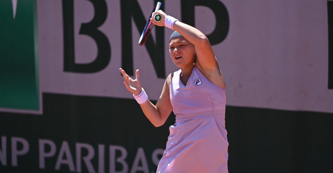 Dana Shnaider at Roland-Garros in 2021