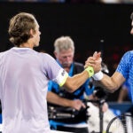 De Minaur and Djokovic 2023 Australian Open