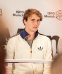 Alexander Zverev at the press conference of ImproVR at the ISPO on November 28, 2022 in Munich, Germany