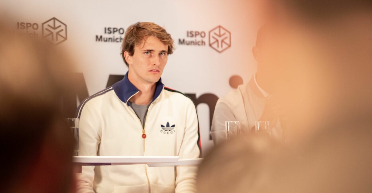 Alexander Zverev at the press conference of ImproVR at the ISPO on November 28, 2022 in Munich, Germany