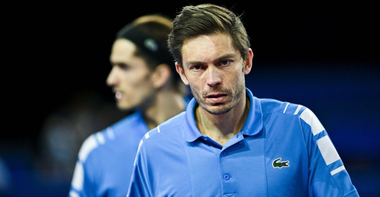Nicolas Mahut at the ATP Montpellier Open in 2022
