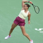 Aryna Sabalenka (Blr) at the 2023 BNP Paribas Open at Indian Wells