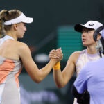 Elena Rybakina and Iga Swiatek, Indian Wells 2023