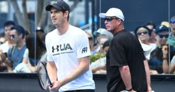 Andy Murray et Ivan Lendl à l'Open d'Australie en 2017