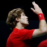 Andrey Rublev representing Russia, 2021