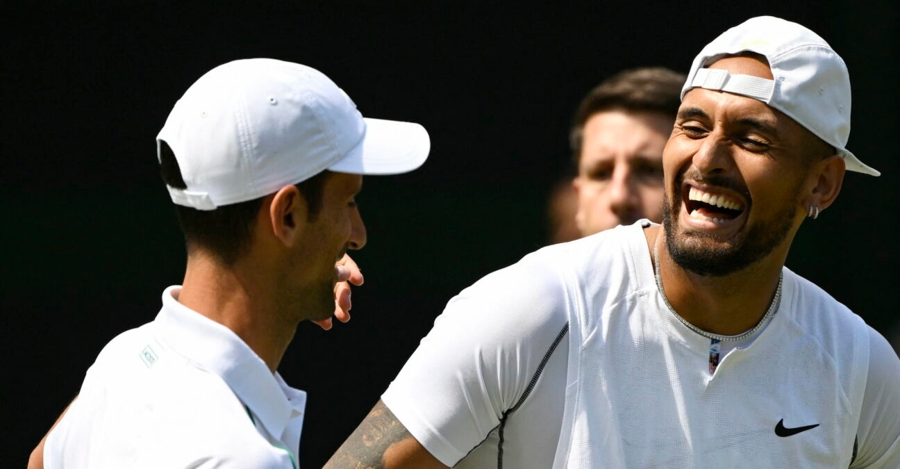 Novak Djokovic, Nick Kyrgios, Wimbledon 2022
