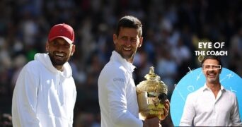 Novak Djokovic et Nick Kyrgios, Wimbledon 2022