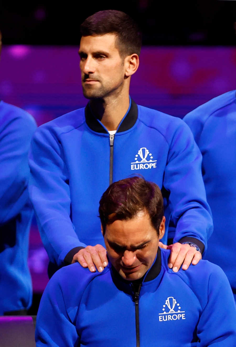 Novak Djokovic et Roger Federer, Laver Cup 2022