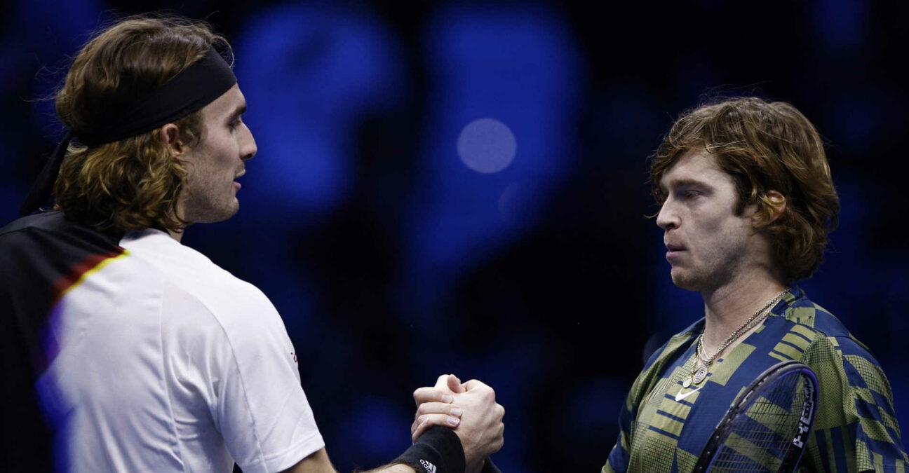 Stefanos Tsitsipas et Andrey Rublev, ATP Finals 2022