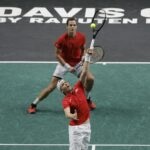 Denis Shapovalov Vasek Pospisil Davis Cup smash volley team double Germany Tim Puetz Kevin Krawietz