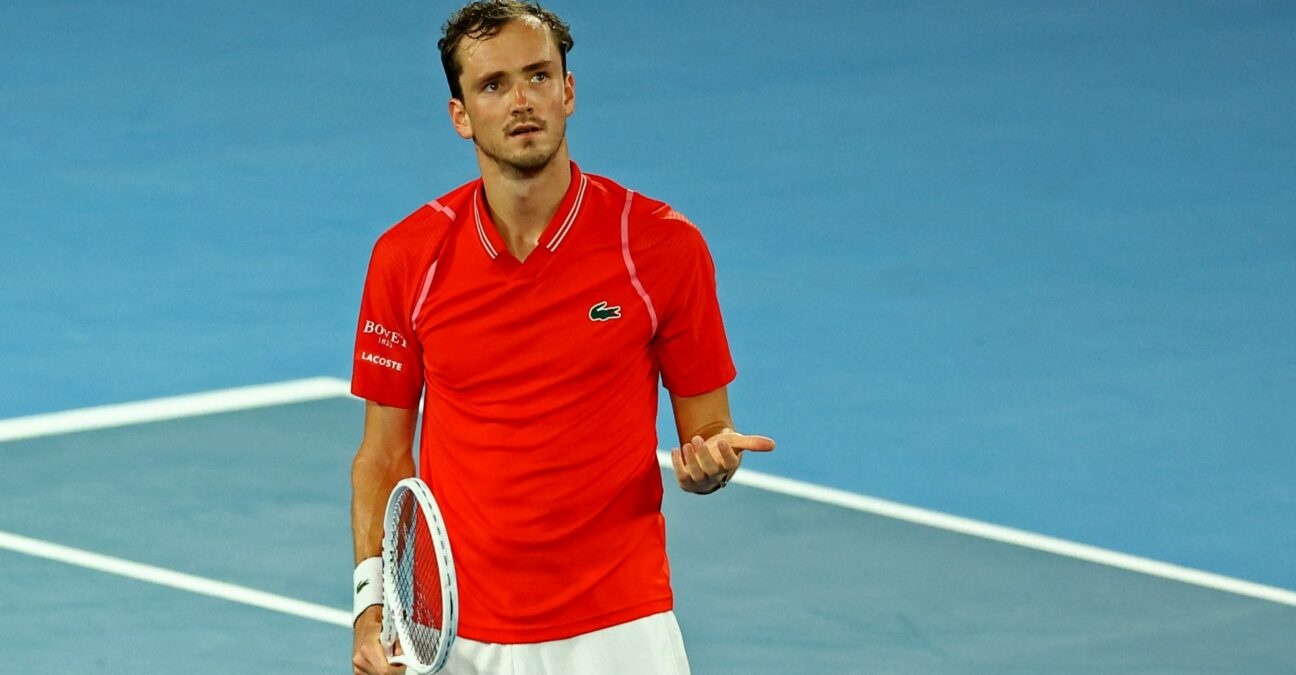 Daniil Medvedev face à Sebastian Korda à l'Open d'Australie 2023